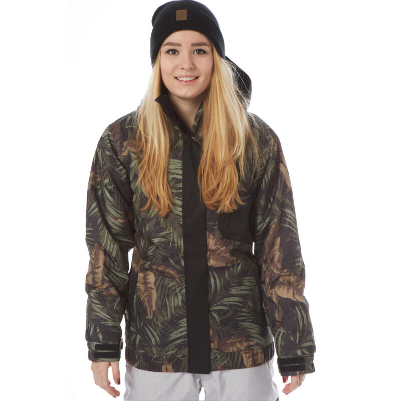 Куртка для лыж/сноуборда женская - BEBOP - Rainforrest черный Light Board Corp, цвет gruen