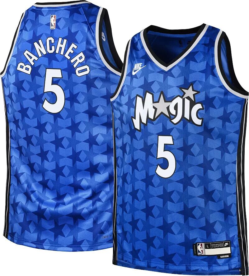 

Классическое джерси Swingman из твердой древесины Nike Youth Orlando Magic Paolo Banchero #5
