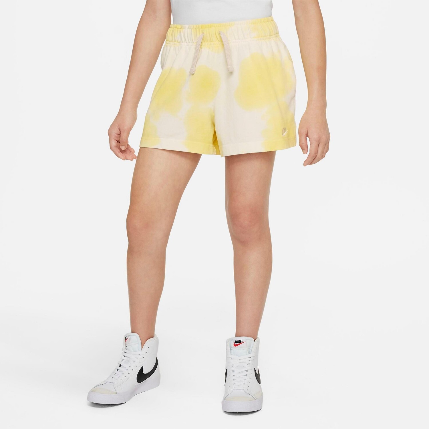 

Постиранные шорты Nike Sportswear для девочек, желтый