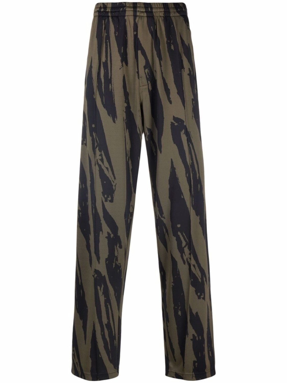 Kenzo спортивные брюки с тигровым принтом, зеленый