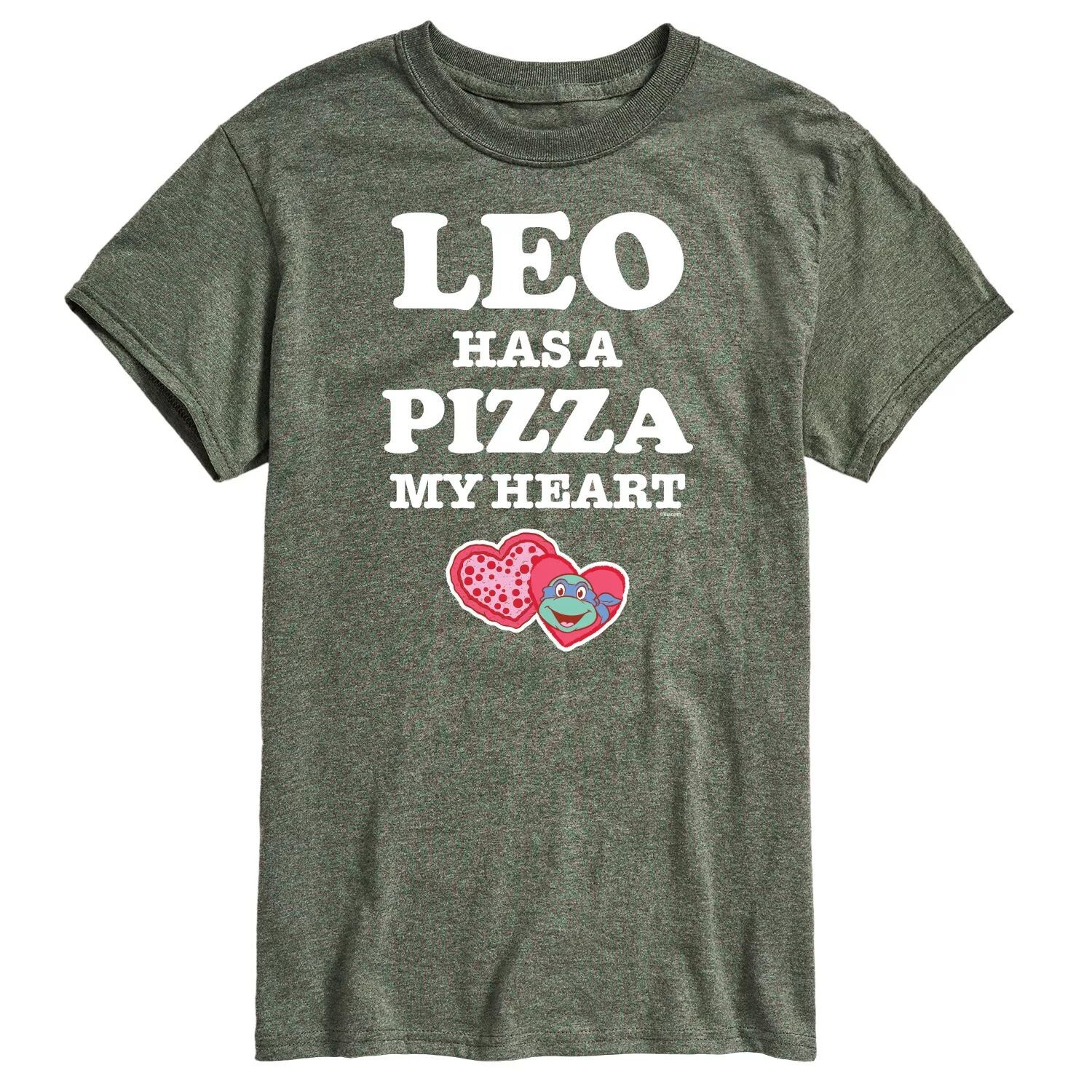 

Мужская футболка TMNT Pizza My Heart Leo Licensed Character