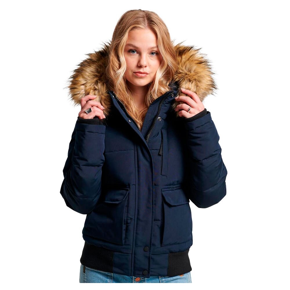 

Куртка Superdry Everest Bomber Puffer, синий