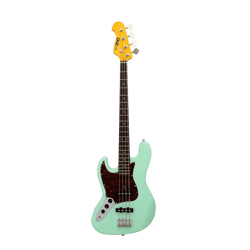 

Басс гитара CNZ Audio JB Left Handed Electric Bass Guitar - Maple Neck, Surf Green