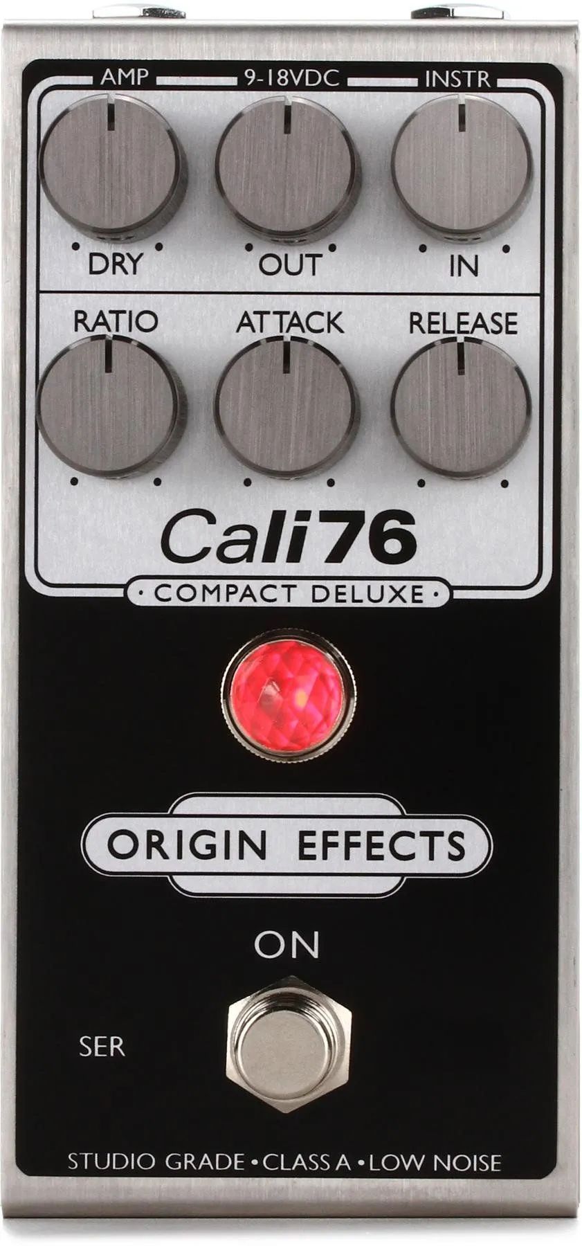 

Педаль компрессора Origin Effects Cali76 Compact Deluxe — инвертированный черный