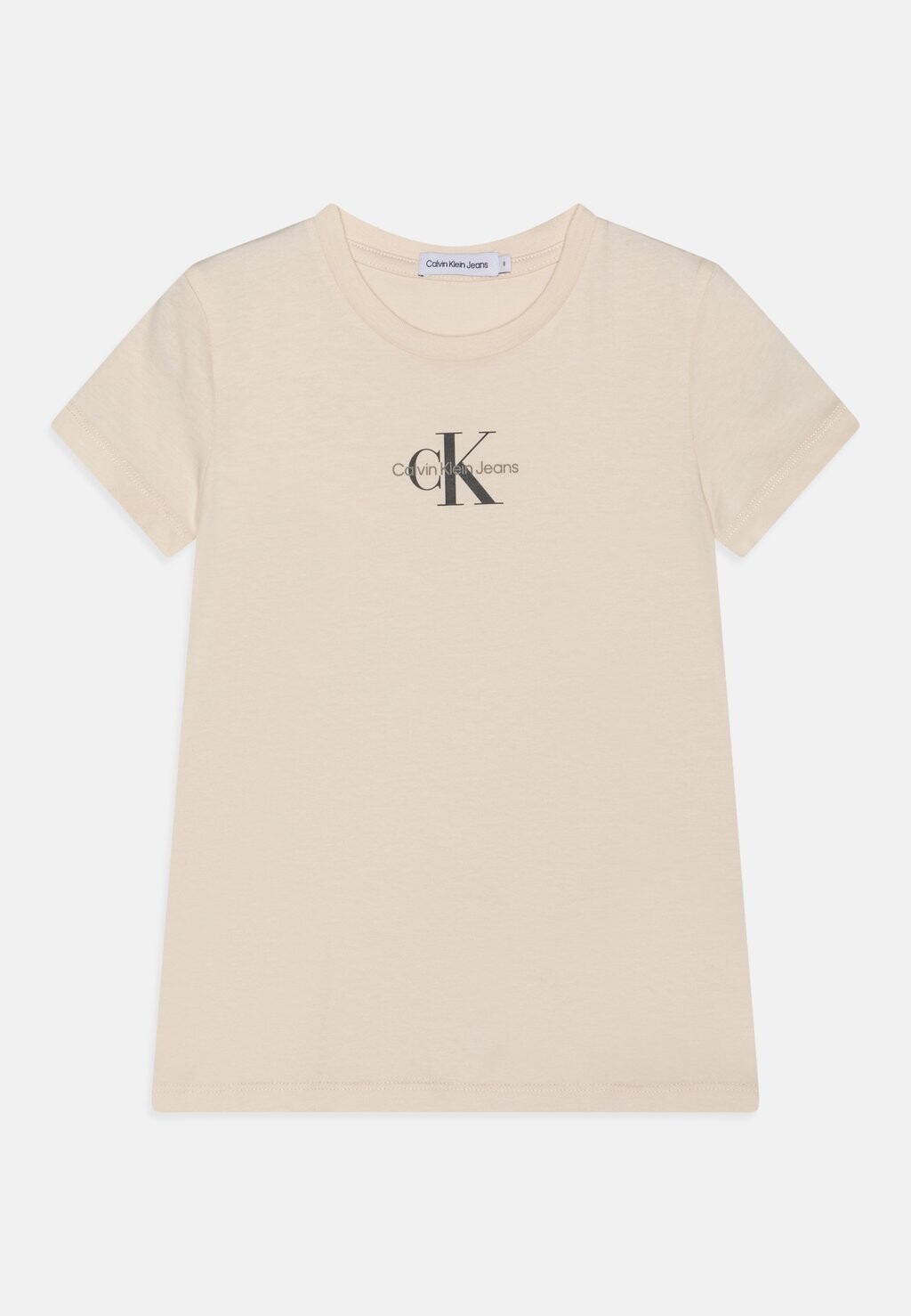 

Футболка с принтом Micro Monogram Calvin Klein Jeans, цвет whitecap gray