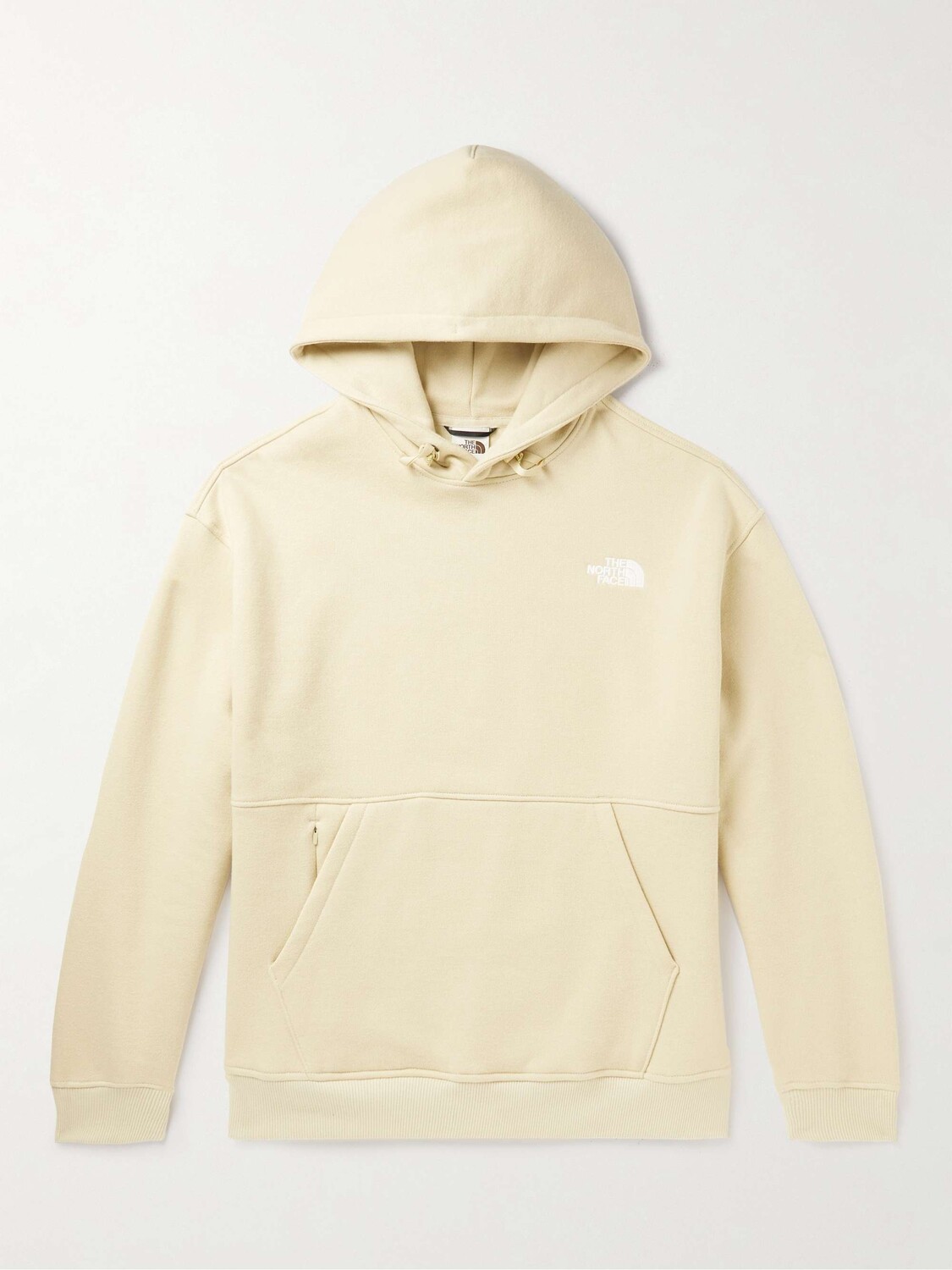 

Худи из хлопкового джерси с вышитым логотипом THE NORTH FACE, камень, Серый