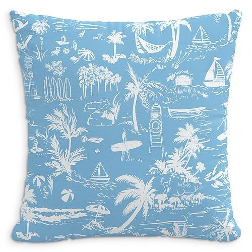 

Декоративная подушка для пляжного туалета, 18 x 18 дюймов Cloth & Company, цвет Blue