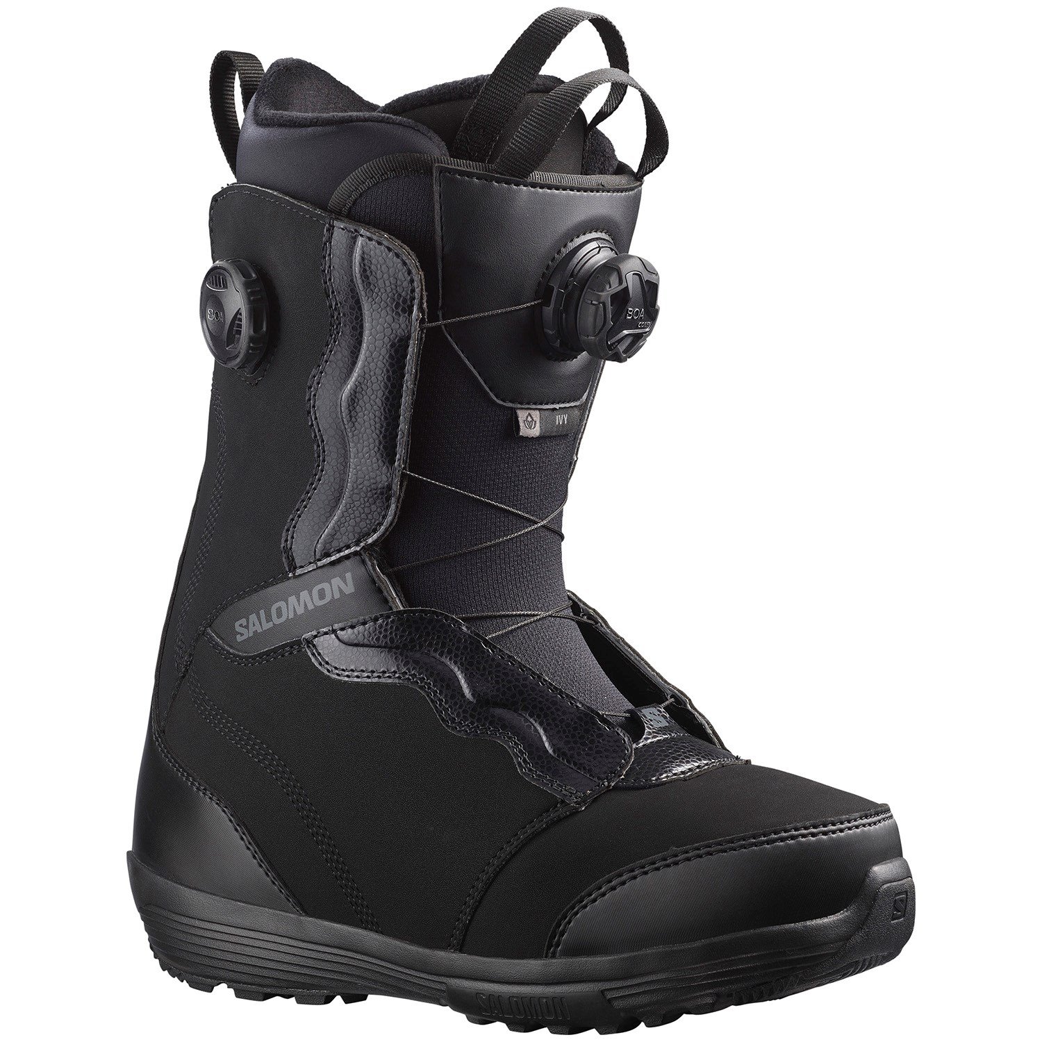 Ботинки для сноубординга Salomon Ivy Boa SJ, черный ботинки для сноубординга salomon faction boa серый