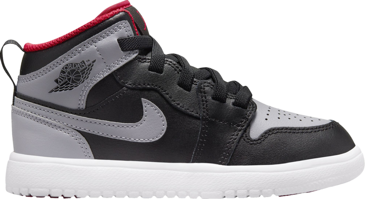 

Кроссовки Air Jordan 1 Mid ALT PS 'Bred Shadow', черный