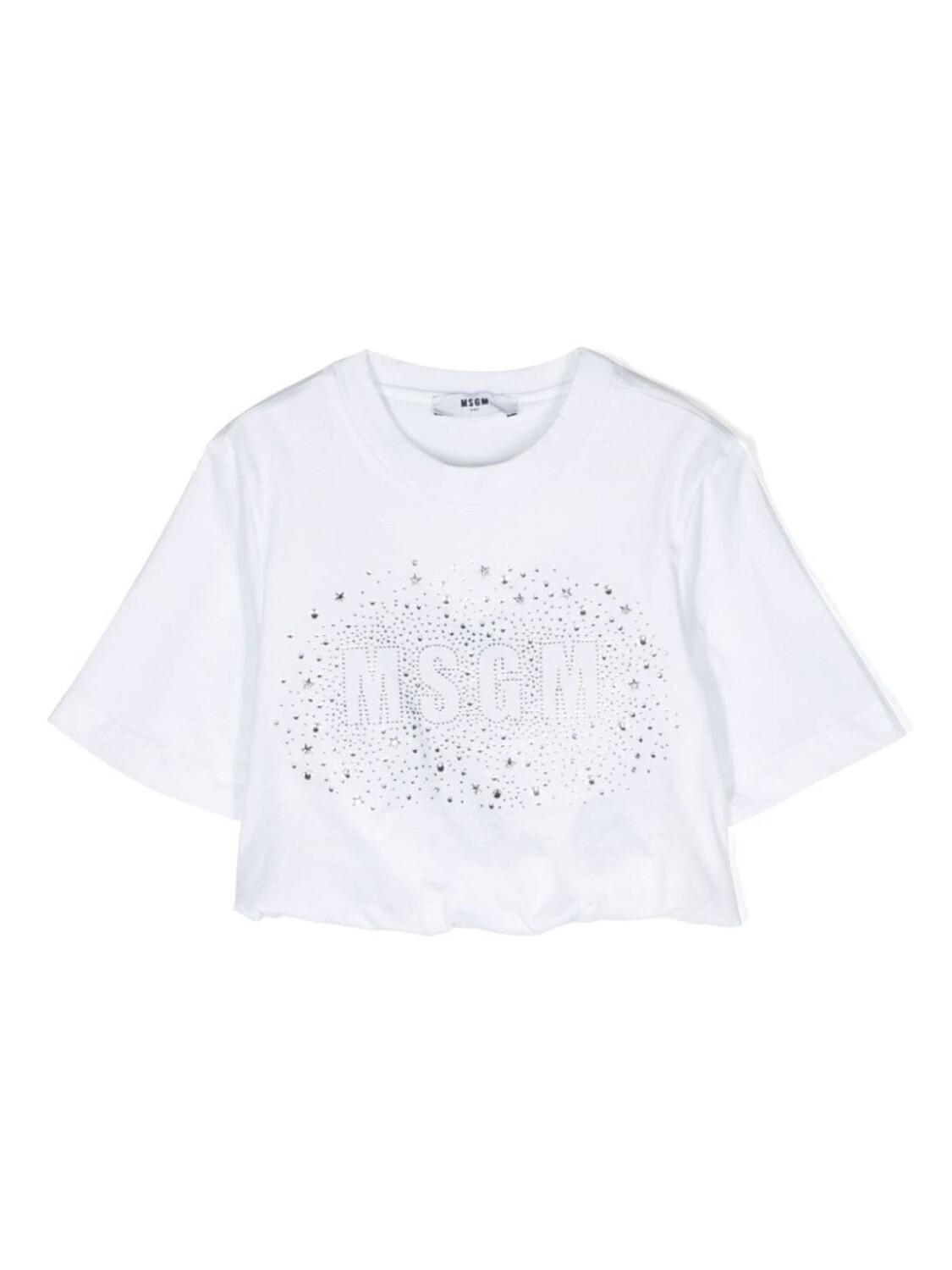 

MSGM Kids футболка с логотипом, белый