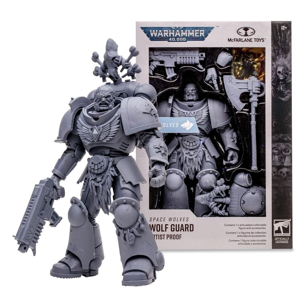 

Фигурка Warhammer 40k — Волчья стража космических волков (доказательство художника) Inna marka