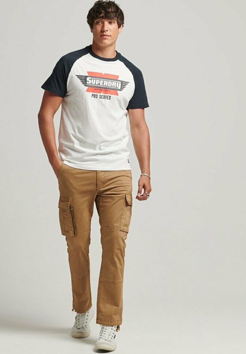 

Футболка с принтом Superdry, синий