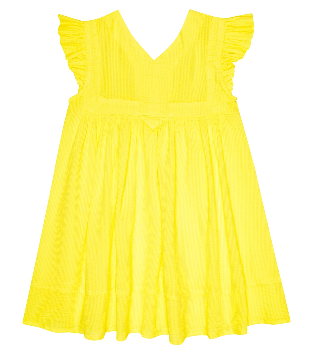 Платье из хлопка медового цвета Morley, желтый