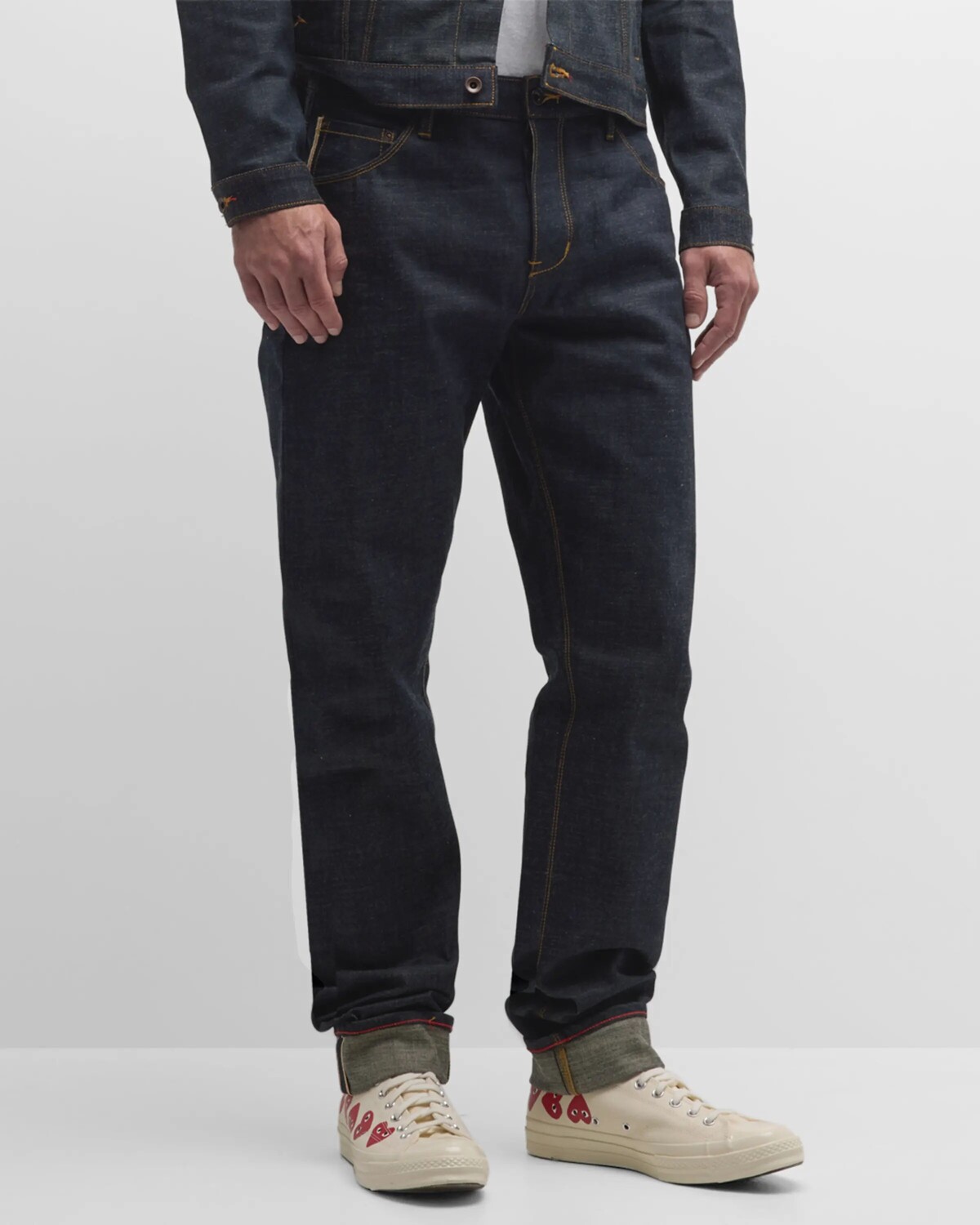 

Мужские джинсы Graham Selvedge Raw Raleigh Workshop, цвет Nihon Menpu