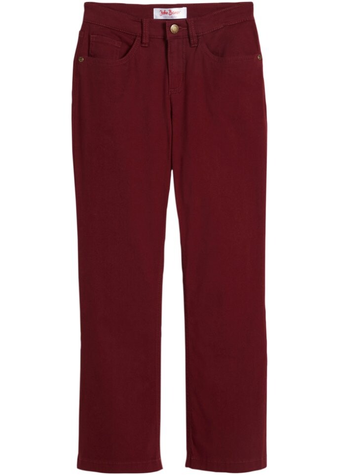 

Расклешенные брюки из твила для девочек John Baner Jeanswear, красный