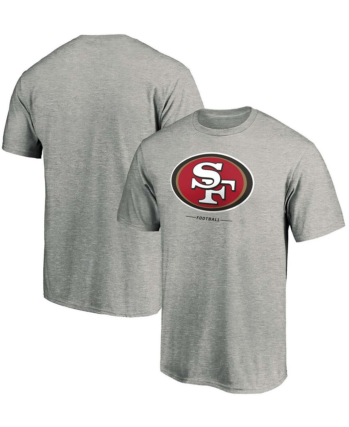 

Мужская серая футболка San Francisco 49ers Team Lockup Fanatics