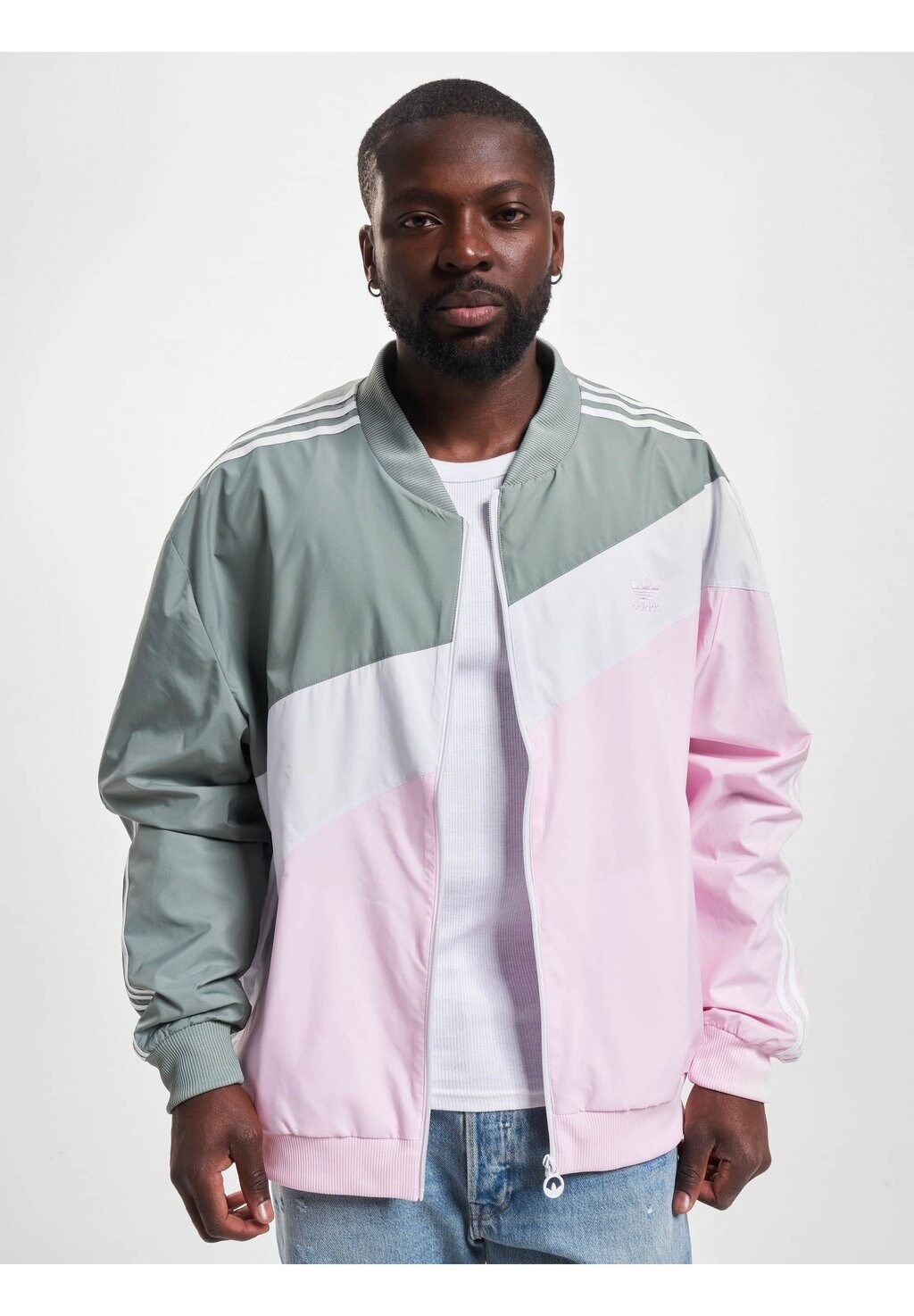 

Спортивная куртка Swirl adidas Originals, цвет silver green clear pink