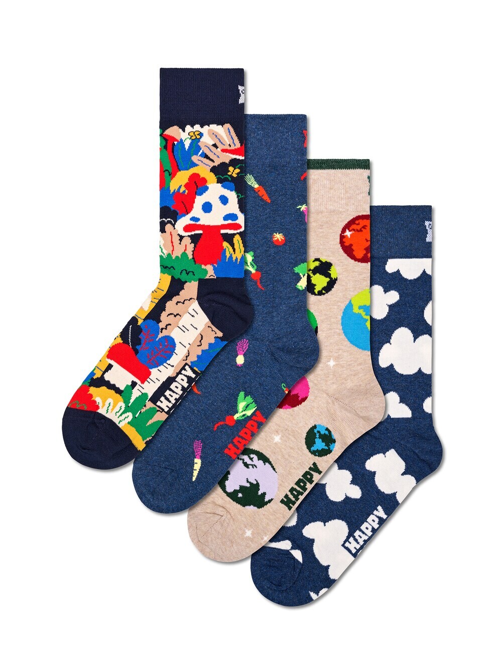

Носки Happy Socks Wild And Free, бежевый/темно-синий