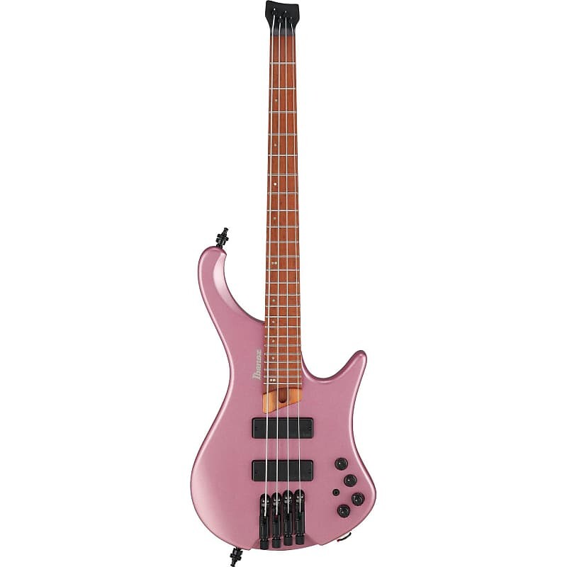 

Басс гитара Ibanez 2021 EHB1000S 4-String Headless Bass Guitar - Pink Gold Metallic Matte