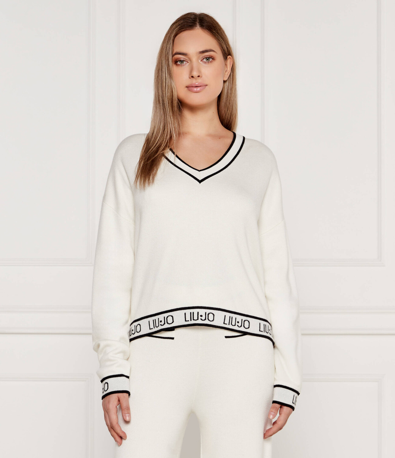

Свитер Liu Jo Sport Relaxed fit, белый
