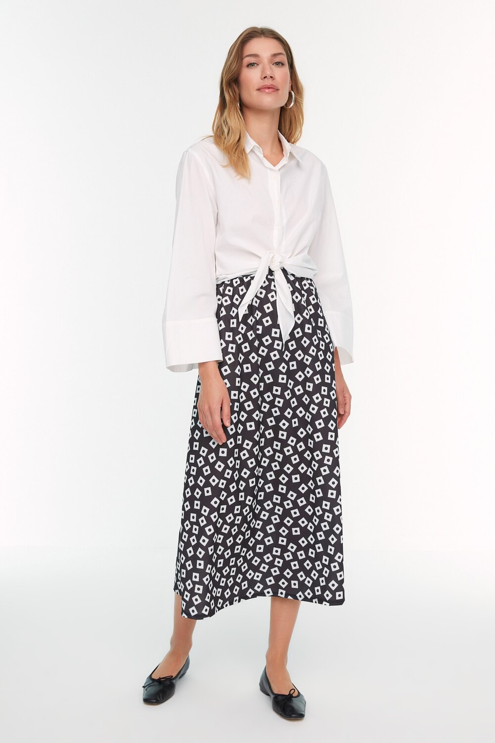

Юбка - Черный - Макси Trendyol Modest, черный