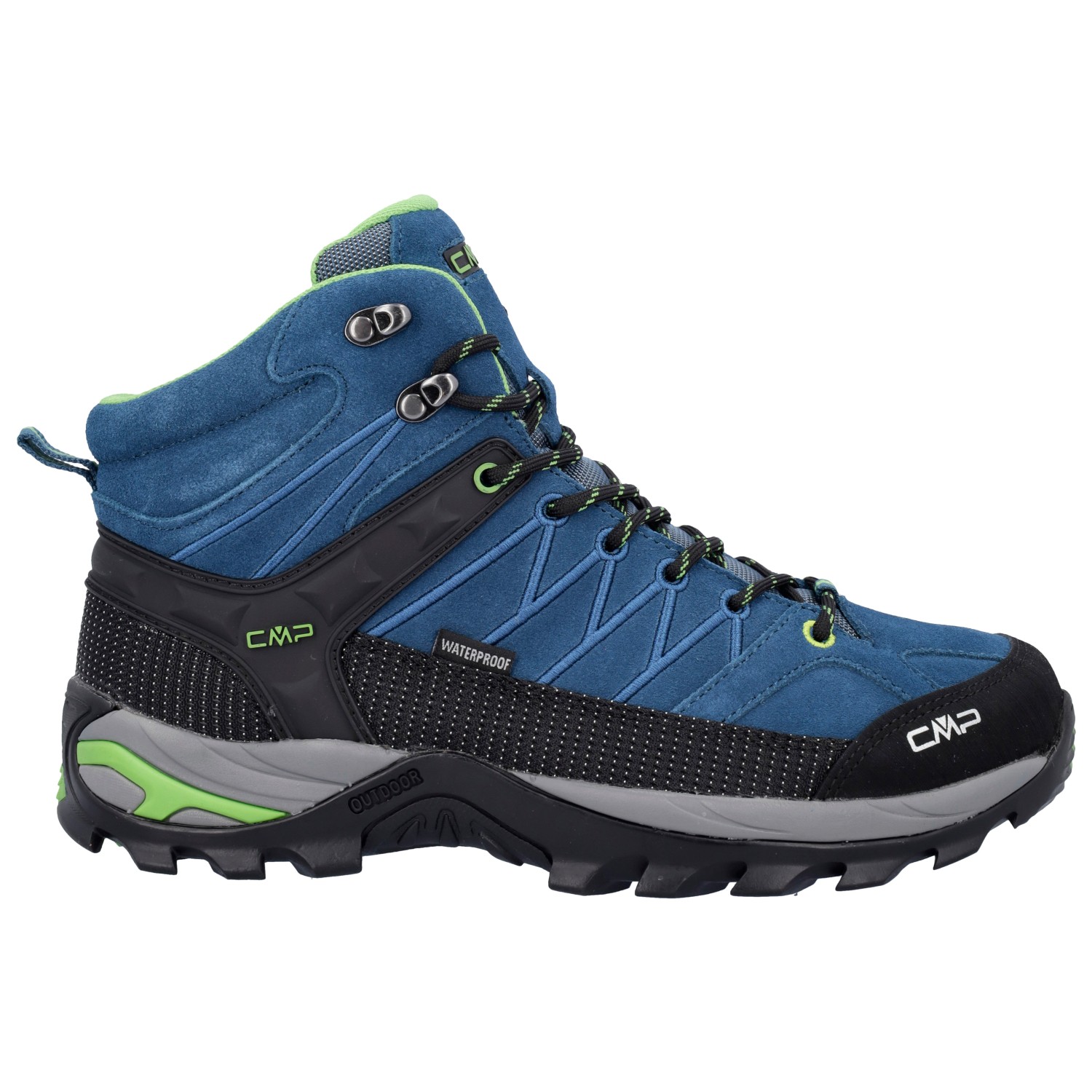 Ботинки для прогулки Cmp Rigel Mid Trekking Shoes Waterproof, цвет Maiolica/Cactus