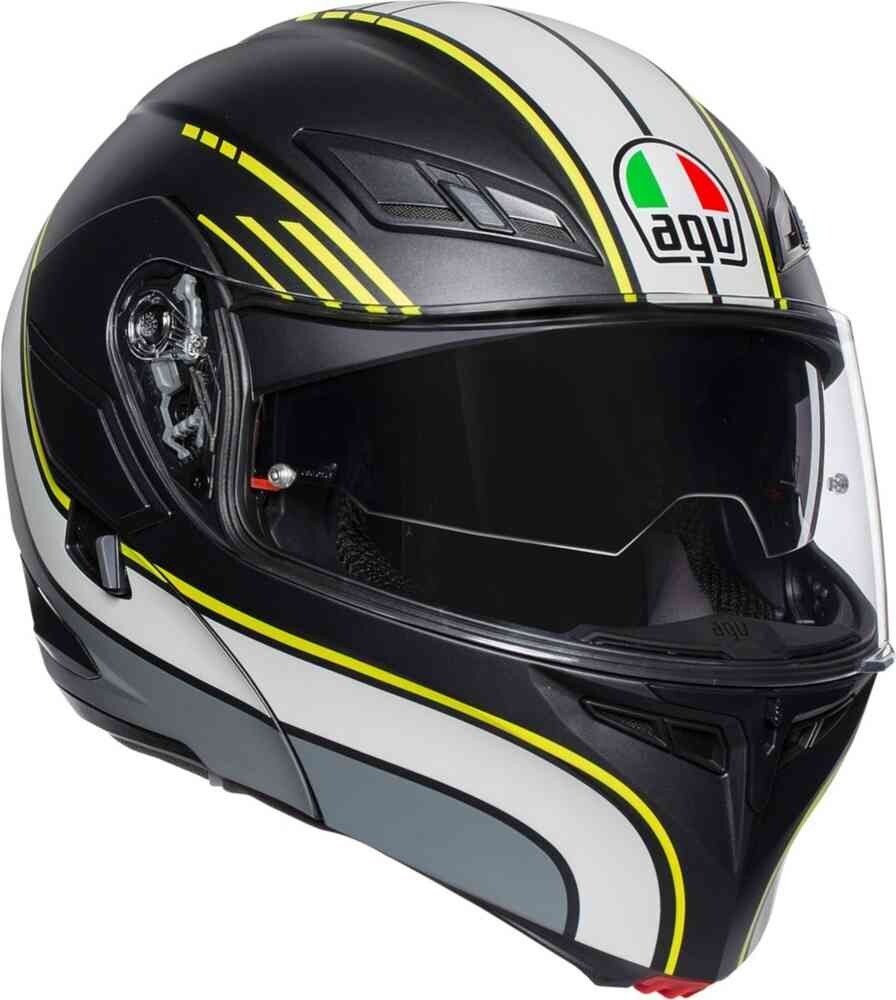 

Компактный шлем ST Boston AGV, черный матовый/серый