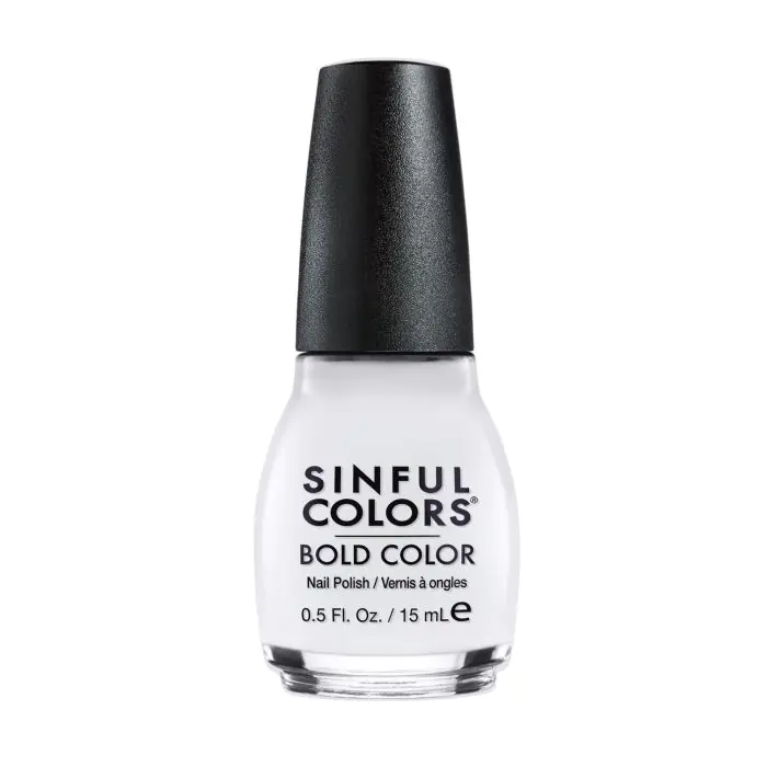 

Лак для ногтей bold color esmalte de uñas Sinfulcolors, цвет snow white
