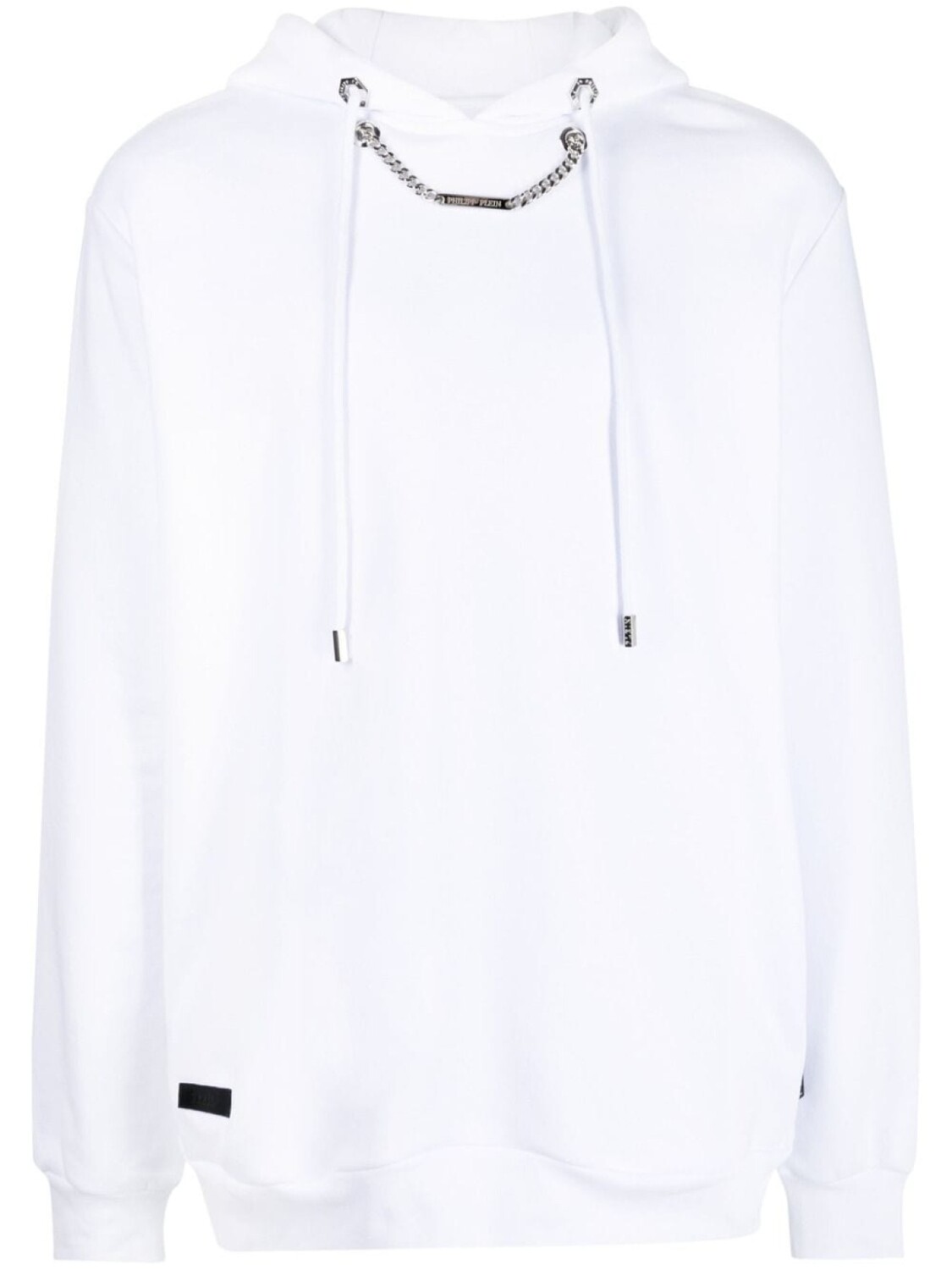 

Philipp Plein худи с цепочкой, белый