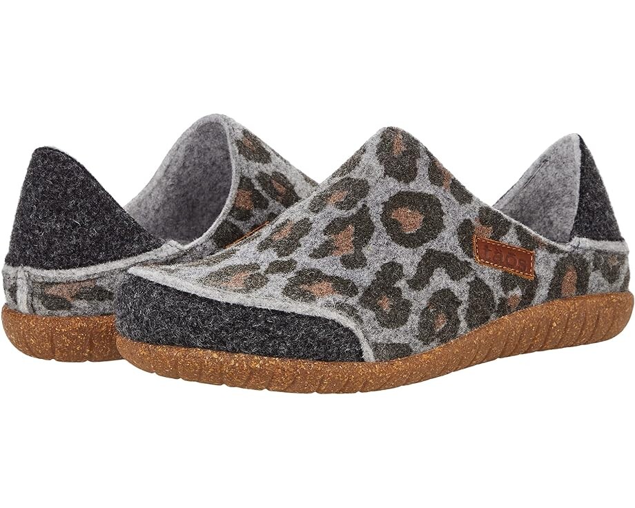 

Домашняя обувь Taos Footwear Convertawool, цвет Charcoal Leopard