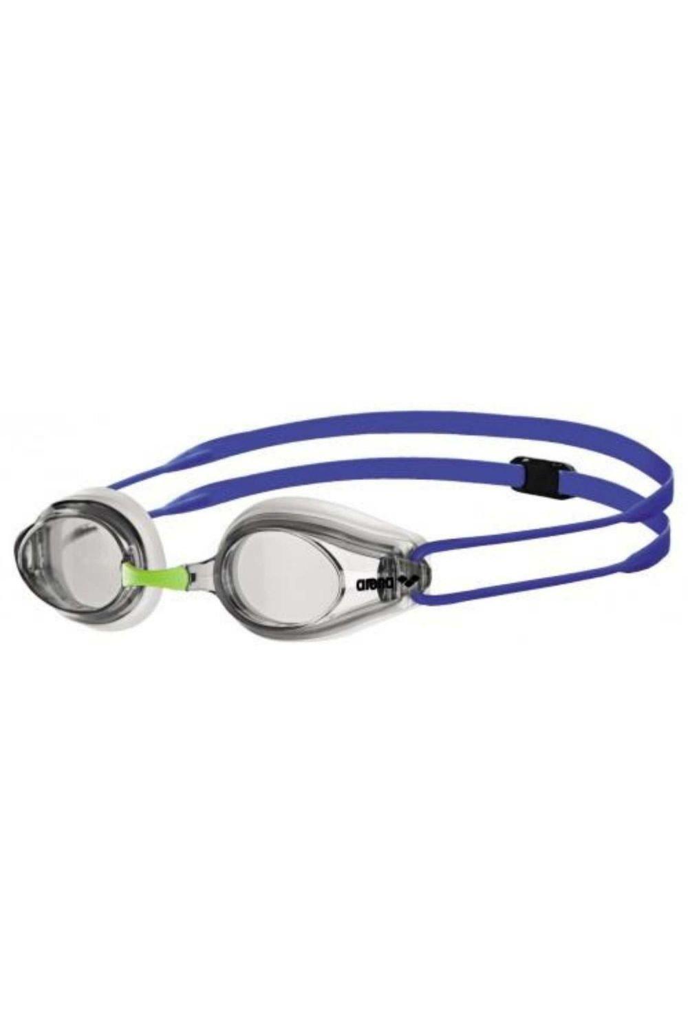 Очки для плавания Tracks — прозрачные линзы — белый/синий Arena, синий очки для плавания arena tracks розовые