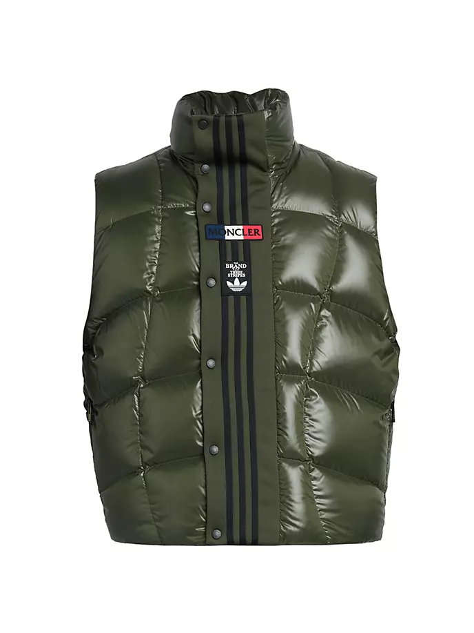 

Жилет Bozon Moncler x adidas Originals Moncler Genius, оливковый