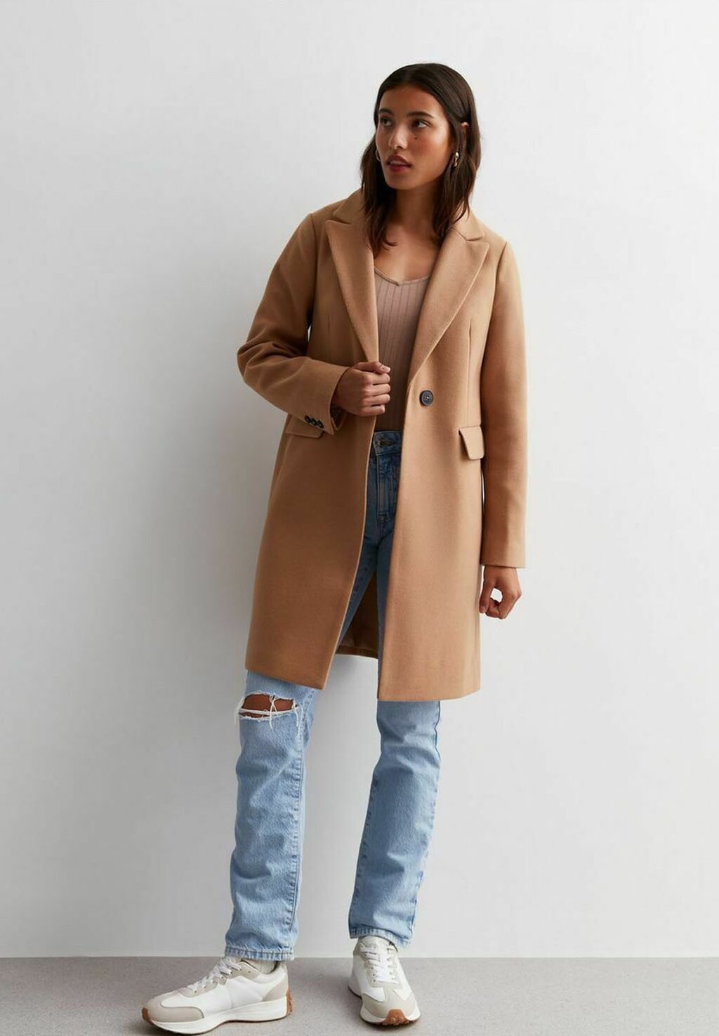 

Пальто классическое FORMAL LONGLINE New Look, верблюд