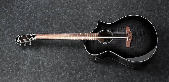цена Акустическая гитара Ibanez AEWC400-TKS