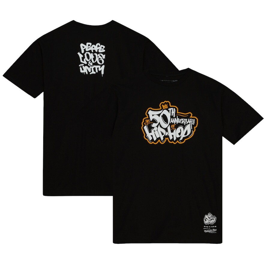 

Футболка с коротким рукавом Mitchell & Ness 50Th Anniversary Of Hip Hop, черный