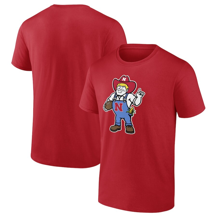 

Футболка с коротким рукавом Fanatics Branded Nebraska Huskers, алый