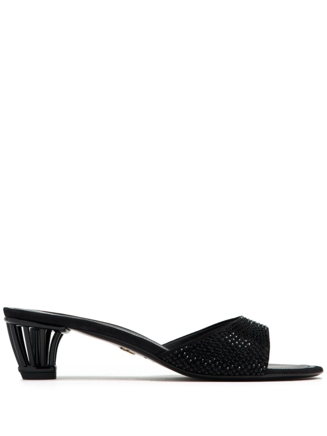 

Ferragamo атласные мюли Ramilu 40, черный