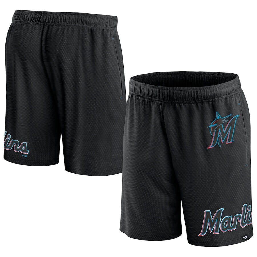 

Шорты Fanatics Branded Miami Marlins, черный