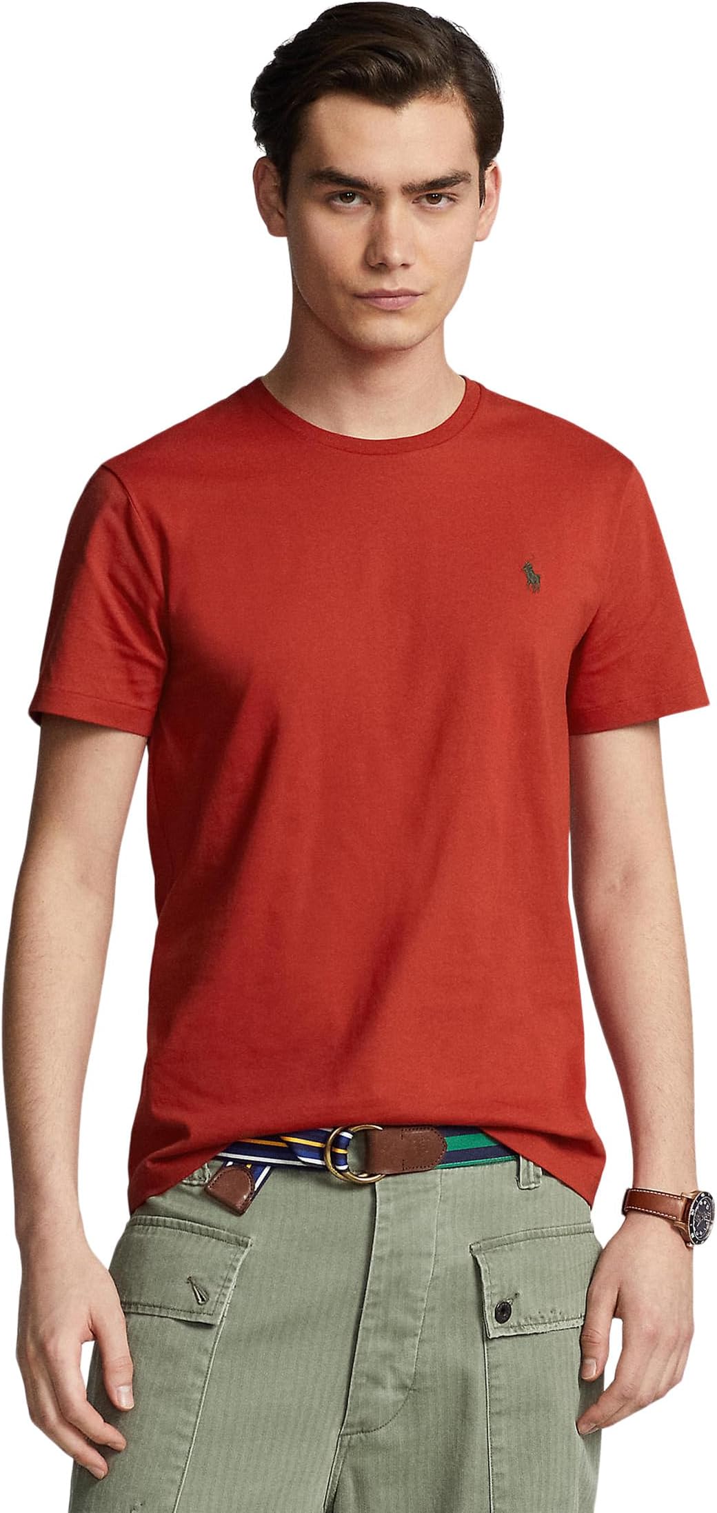 Классическая футболка с круглым вырезом Polo Ralph Lauren, цвет Sportsman Orange