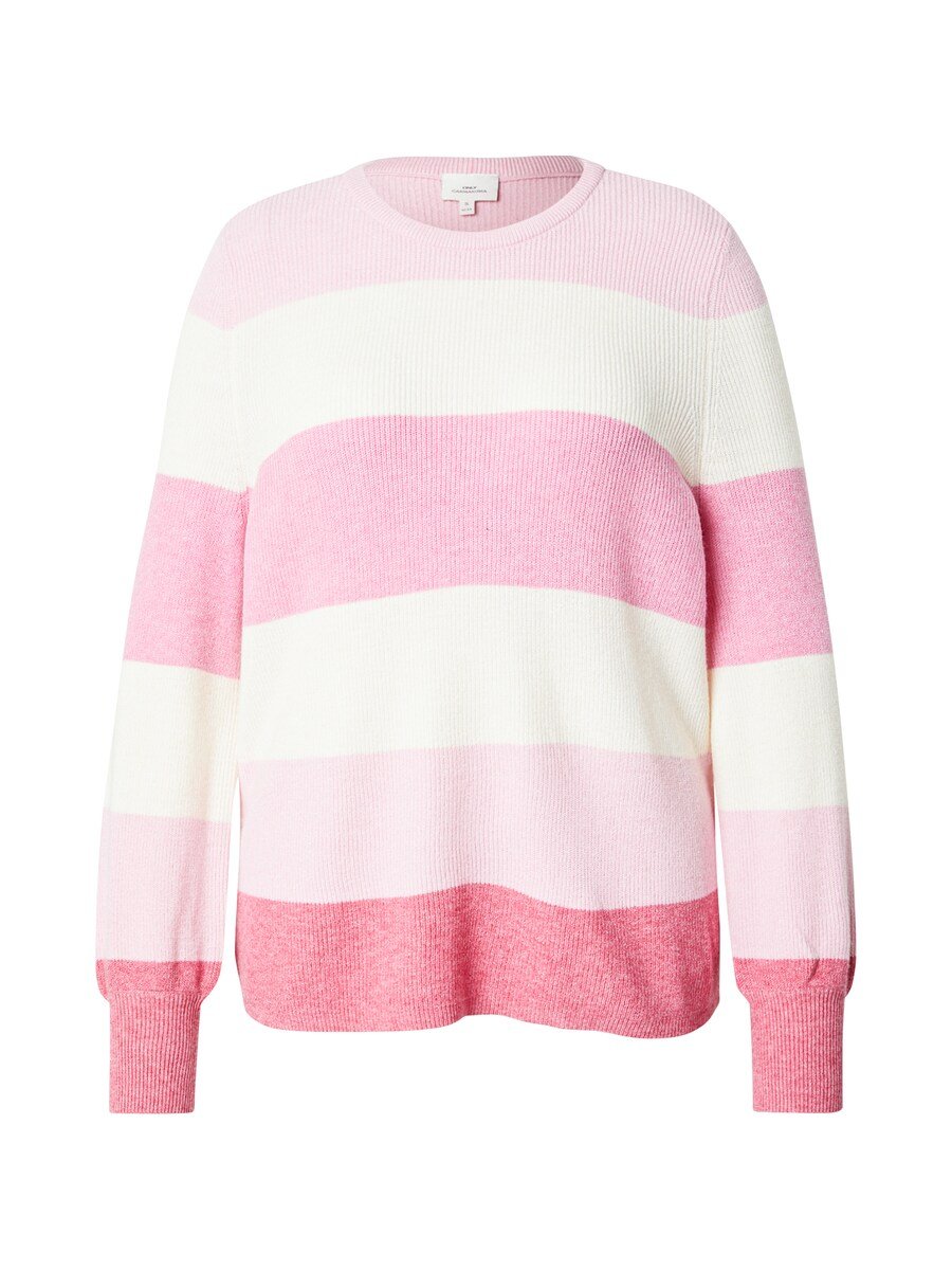 

Свитер ONLY Carmakoma Sweater CARNEW DARIA, цвет Pink/Light pink/mottled pink