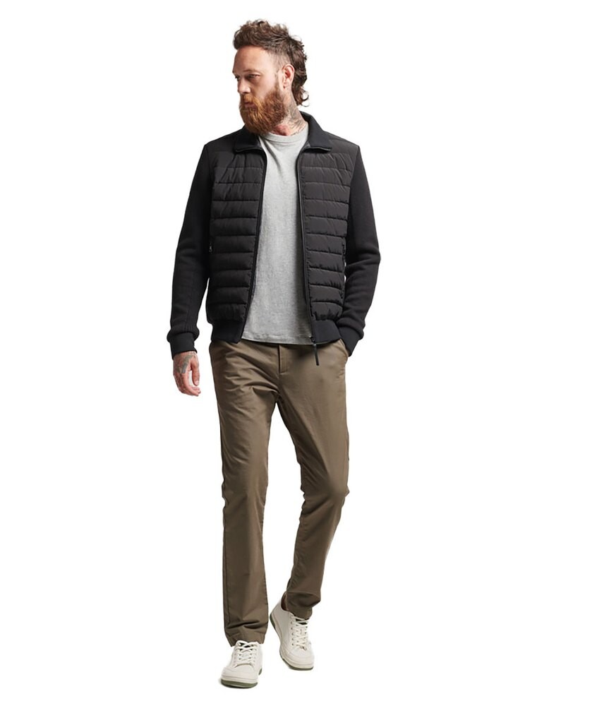

Куртка Superdry Studios Padded Knit Mix, бежевый