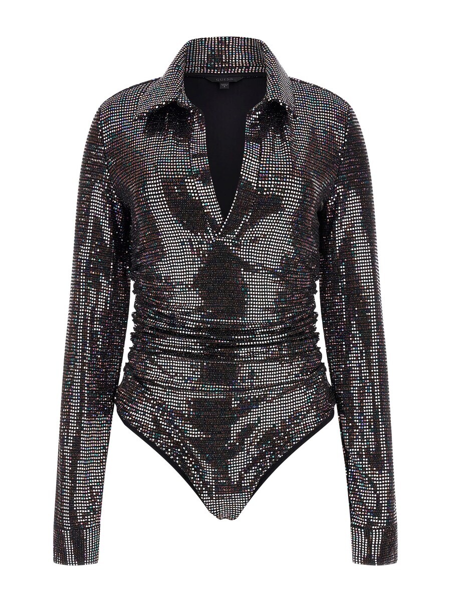

Блуза GUESS Blouse Bodysuit, серебряный