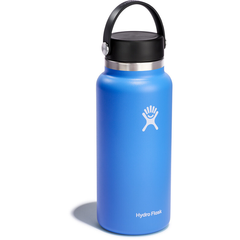 

Изолированная бутылка с гибкой крышкой Hydro Flask, синий