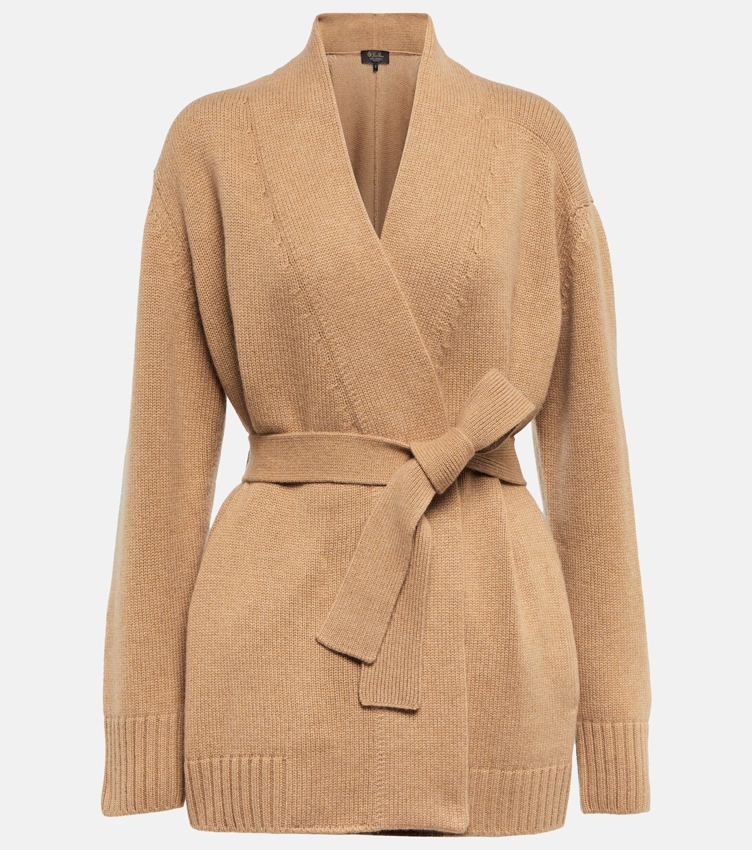 

Кашемировый кардиган Grassmoor с запахом LORO PIANA, бежевый
