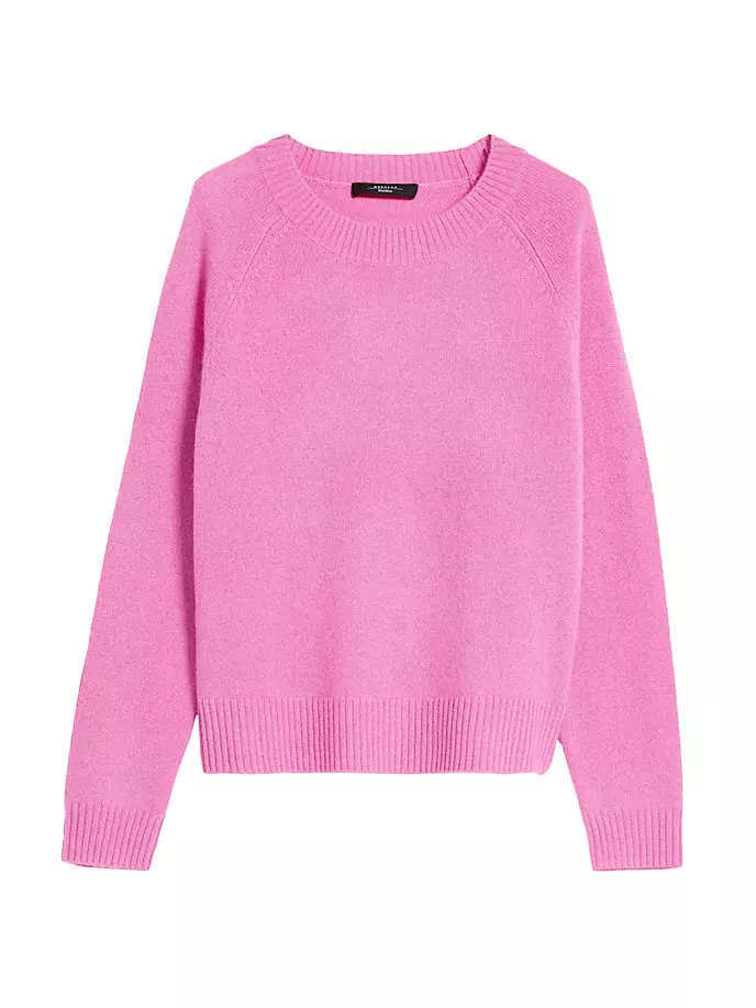 

Кашемировый свитер с круглым вырезом Weekend Max Mara, фуксия