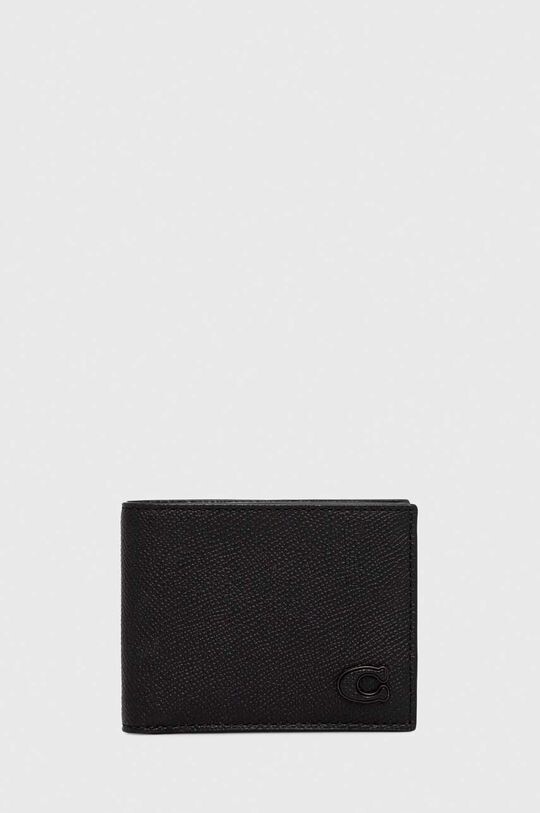 

Кожаный кошелек Coach, черный