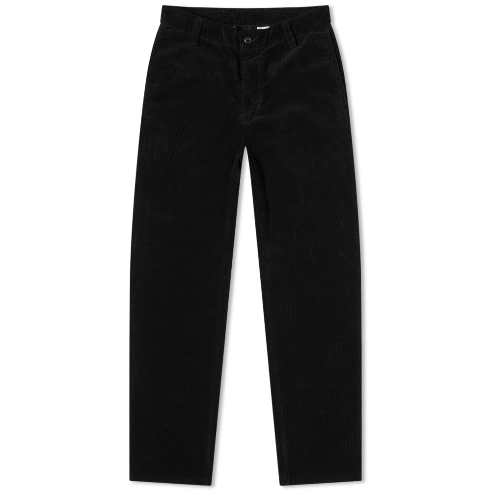 Вельветовые брюки Carhartt WIP Calder, черный цена и фото