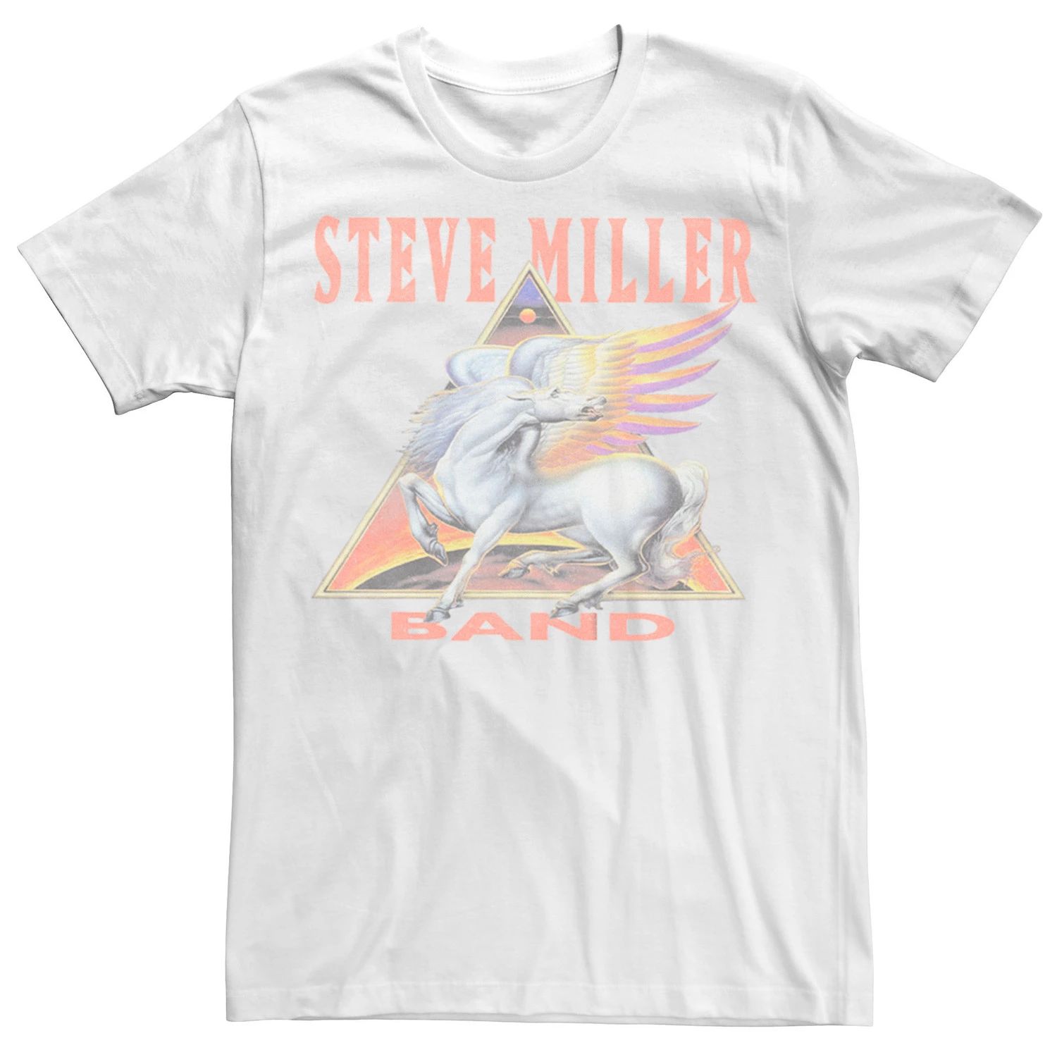 Мужская футболка с треугольным логотипом Steve Miller Licensed Character