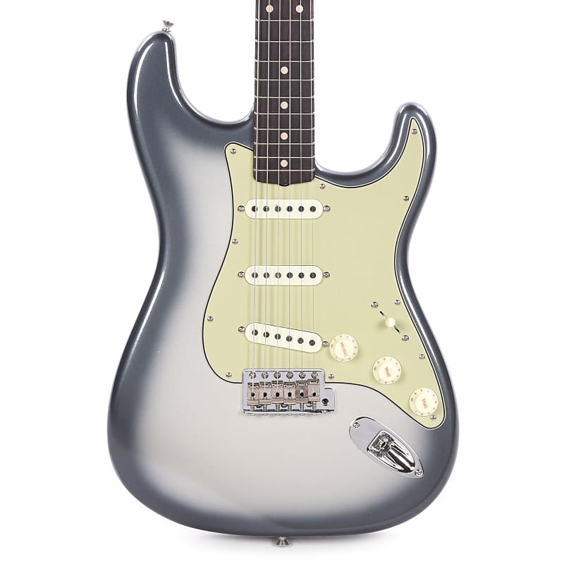 Электрогитара Fender Custom Shop 1960 Stratocaster Chicago Special Time Capsule Aged Inca Silver/Charcoal Frost Burst