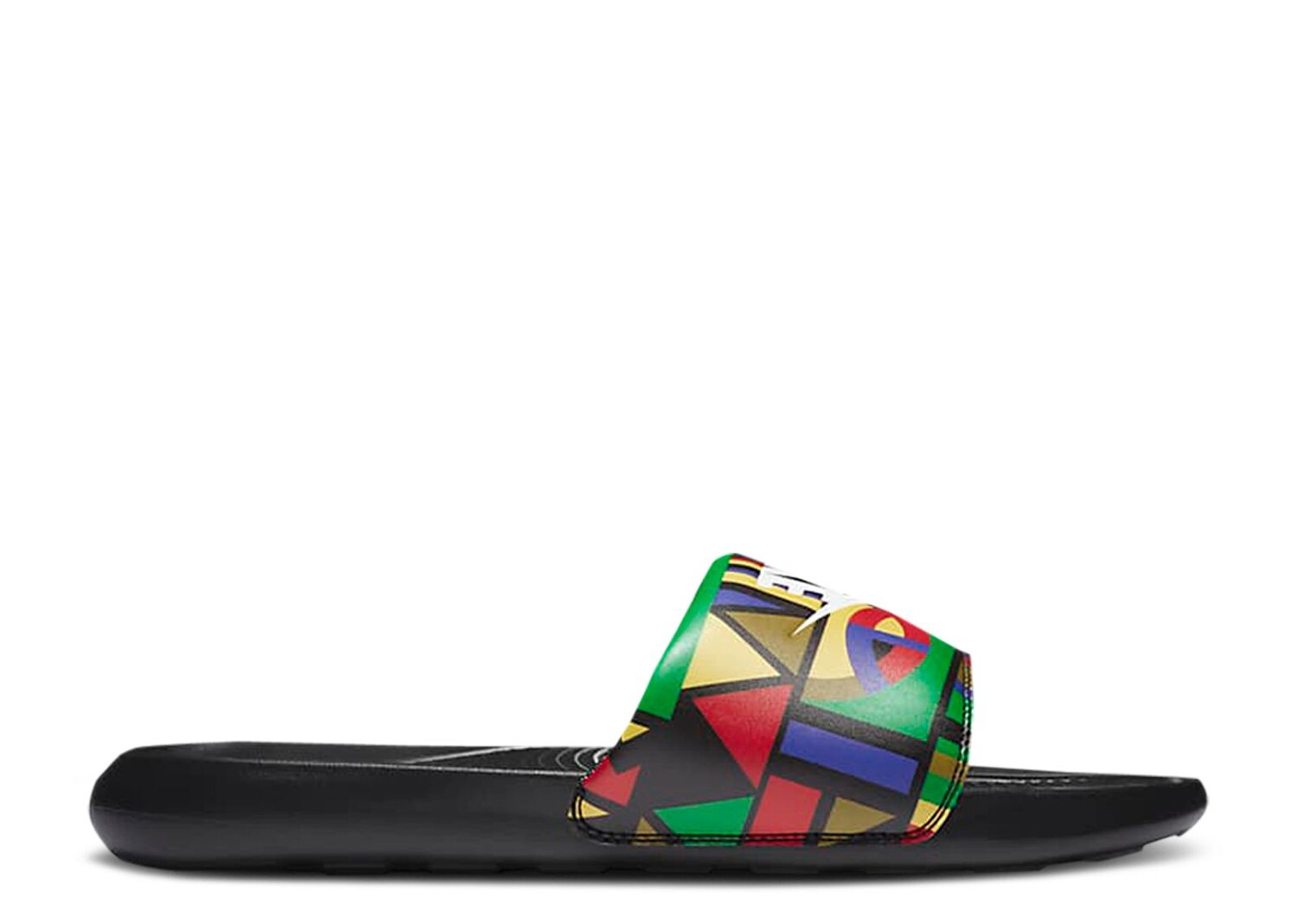 

Кроссовки Nike Victori One Printed Slide 'Geometric Print', черный